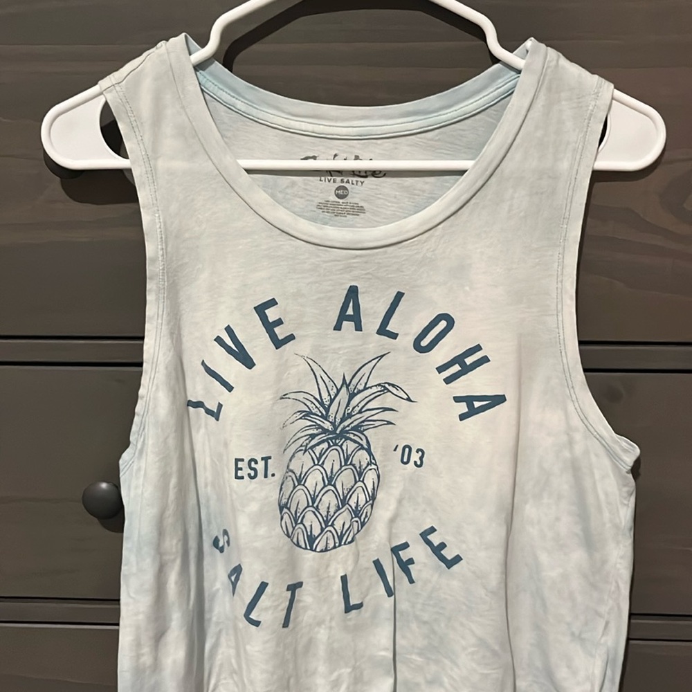 Salt life women’s tie-dye tank size medium